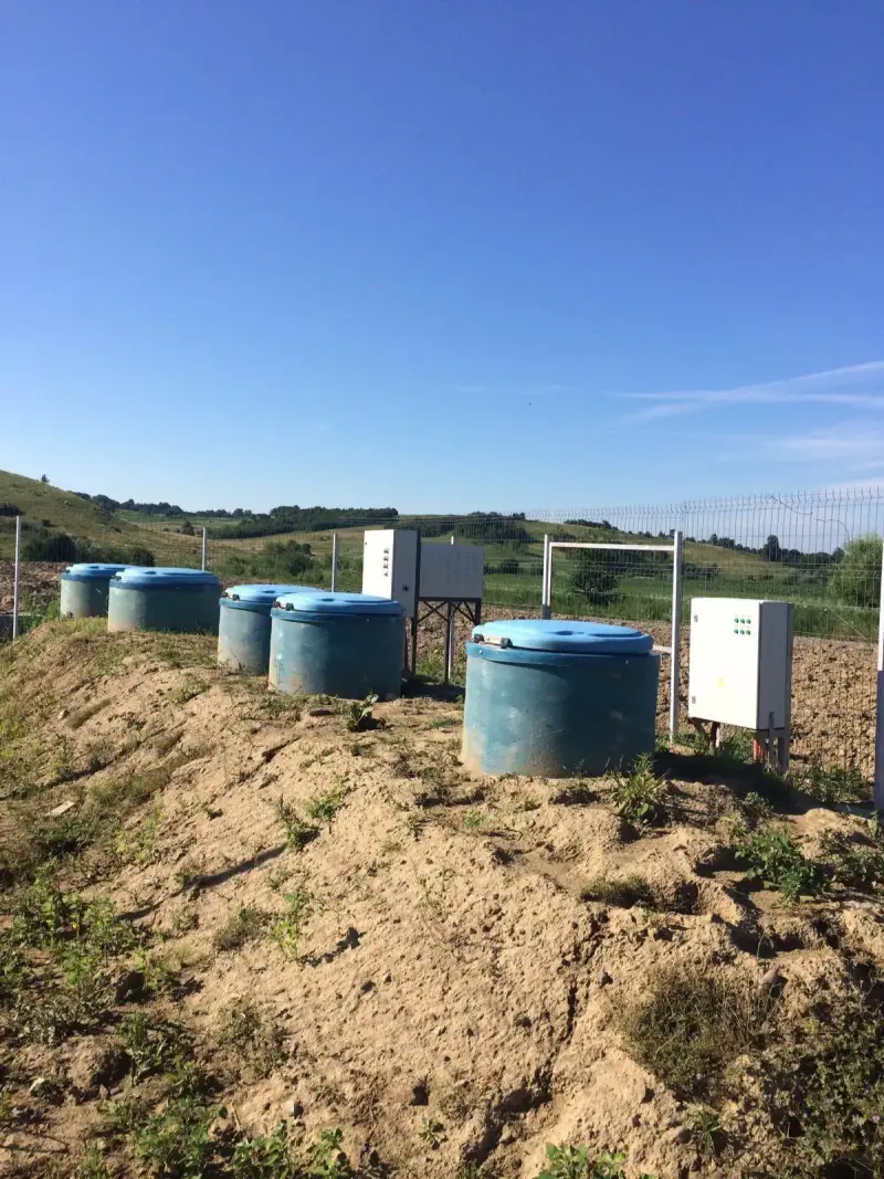 Stație epurare ECO TANK, detaliu componente interne
