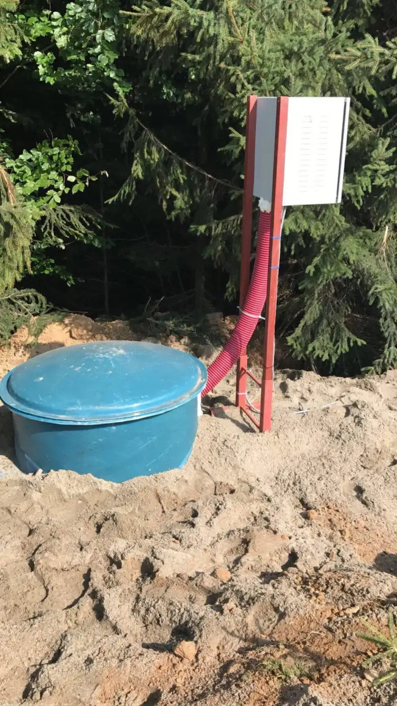 Stație epurare ECO TANK, detaliu componente interne