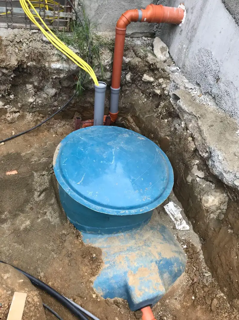 Stație epurare ECO TANK, detaliu componente interne