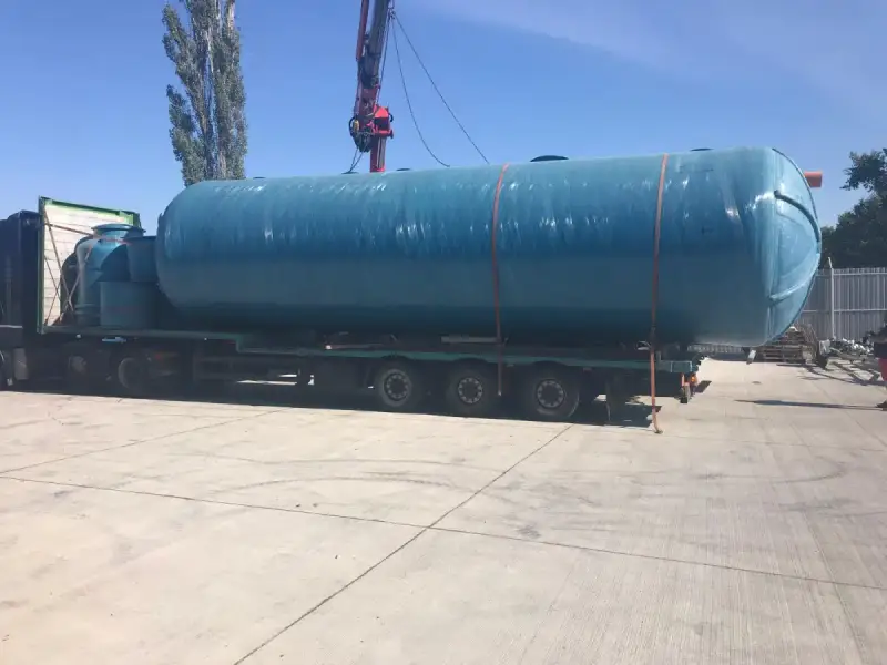 Livrare și montaj stație de epurare, echipă ECO TANK