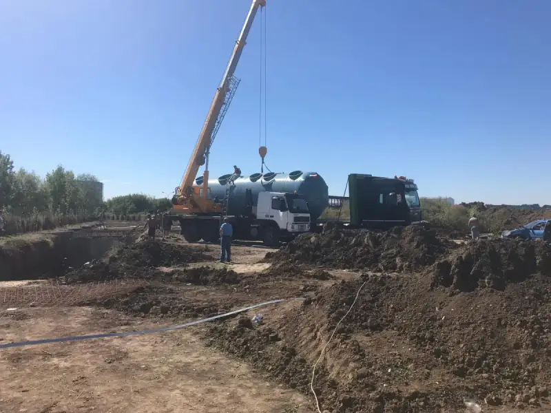 Stație de epurare ECO TANK montată în teren