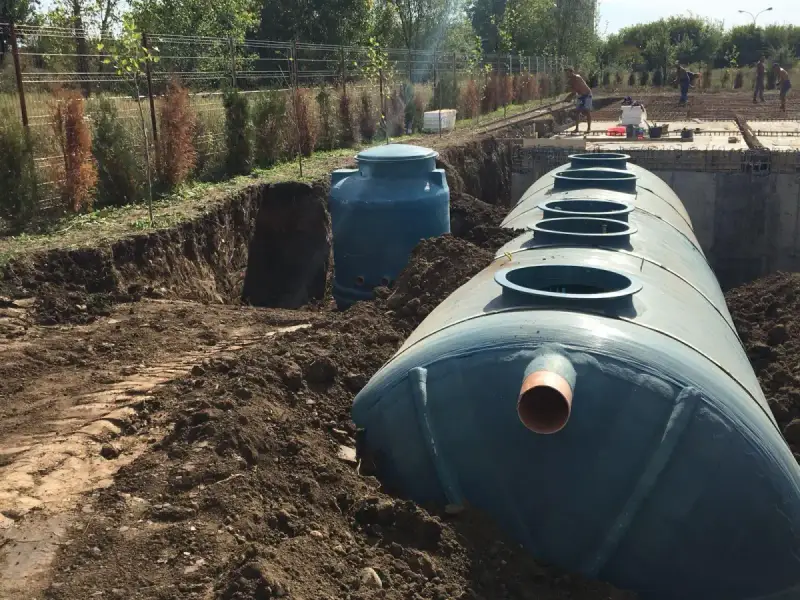 Instalare stație epurare la fermă agroturistică