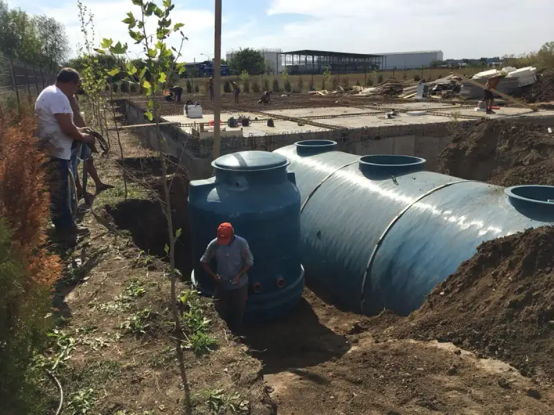 Stație epurare ECO TANK, detaliu componente interne