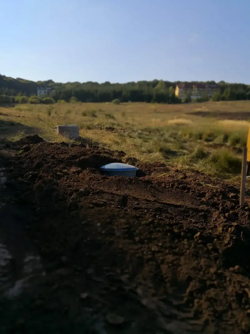 Corp PAFS stație epurare ECO TANK în atelier, fibră de sticlă armată