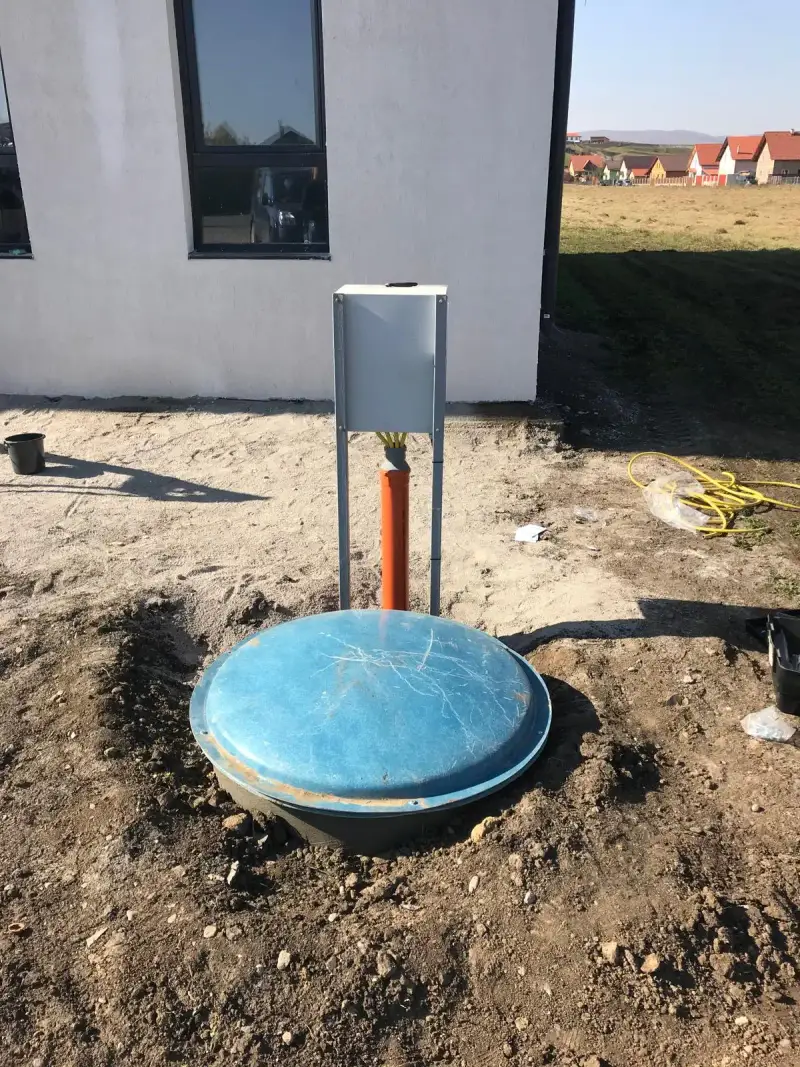 Producție stație de epurare fibră de sticlă în fabrica ECO TANK Brașov