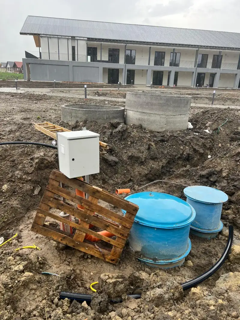 Livrare stație de epurare ECO TANK cu flotă proprie din Brașov