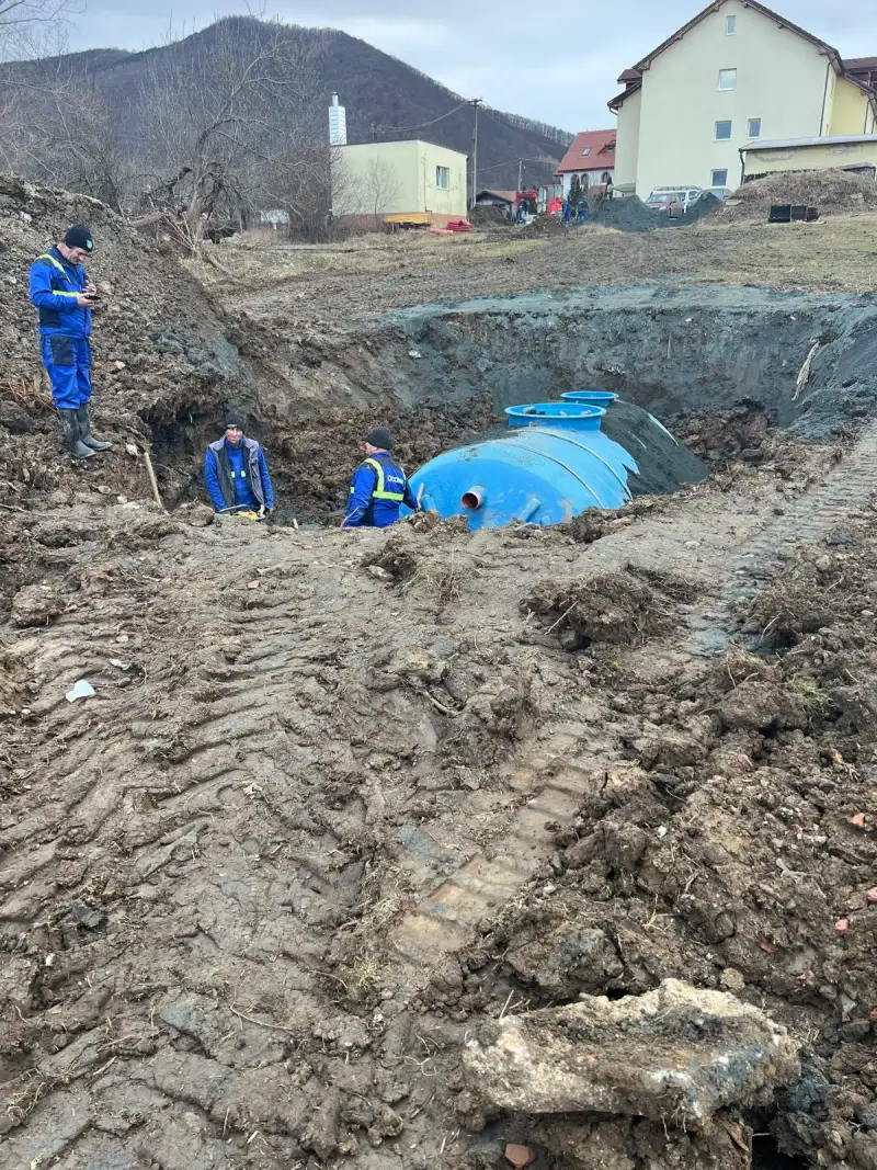 Instalare stație epurare la fermă agroturistică